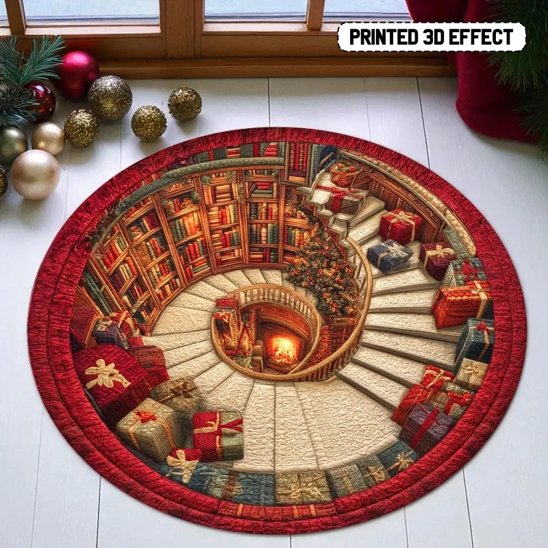 Commercial Book Printing Machines - Karpet Natal dengan Motif Buku 3D,