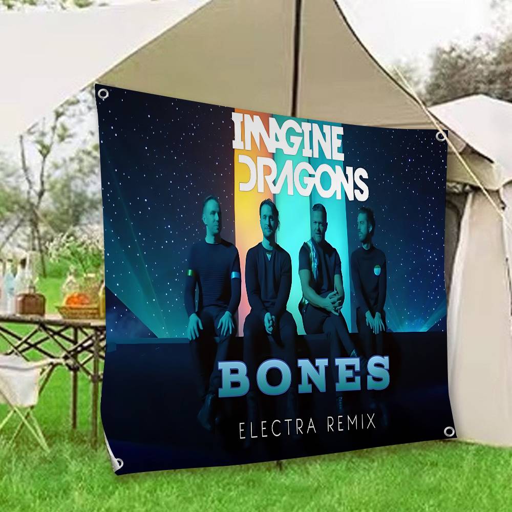 Commercial Printing Company - Band Populer I-Imagine D-Dragons, Spanduk Pesta