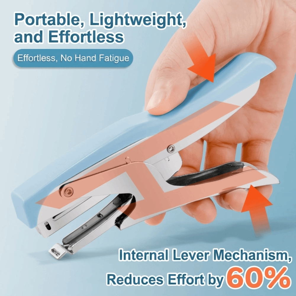 Stapler Heavy Duty - Stapler Genggam Logam Berpenggerak Tuas, Stapler