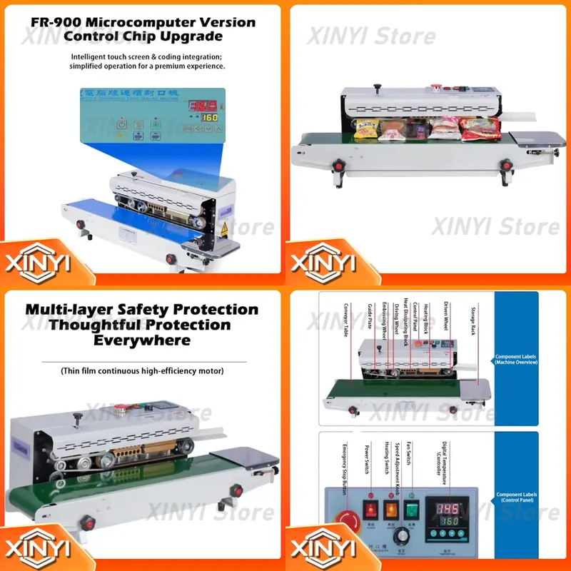 Commercial Printing And Packaging - Mesin Penyegel Kantong Makanan Otomatis, Penyegel