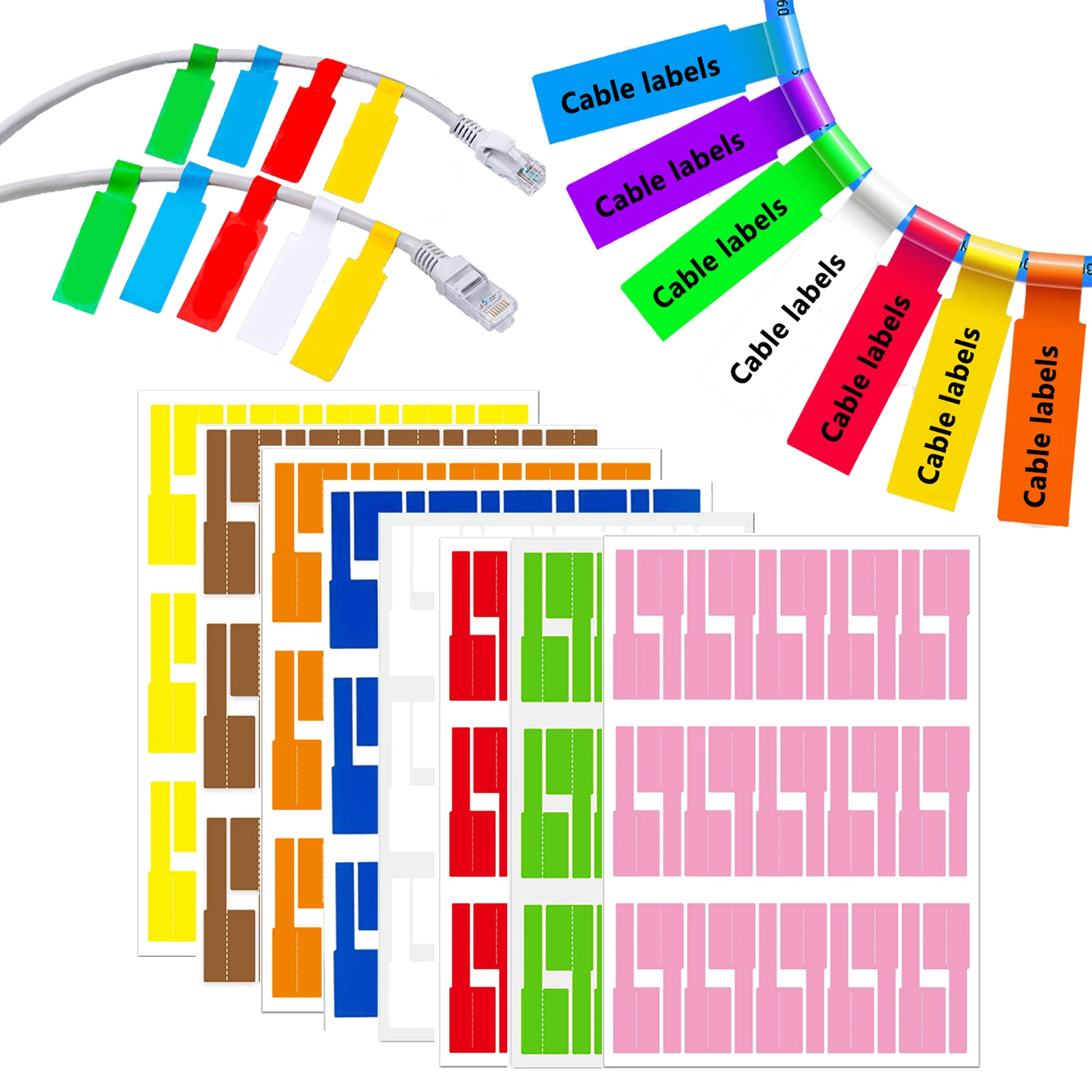 240 Buah Label Kabel Berpereka - Label Maker ulasan dan harga