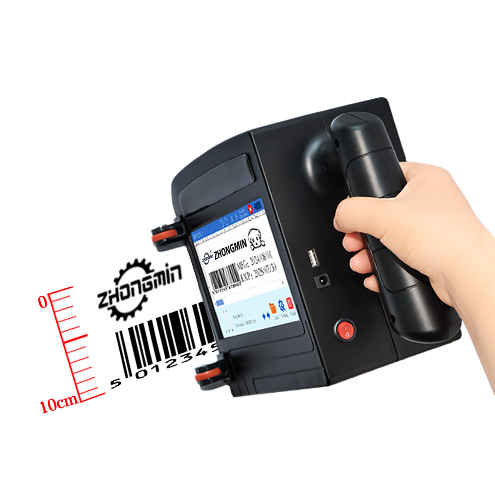 ZM-C100, Printer Inkjet Portab - Barcode Printer ulasan dan harga