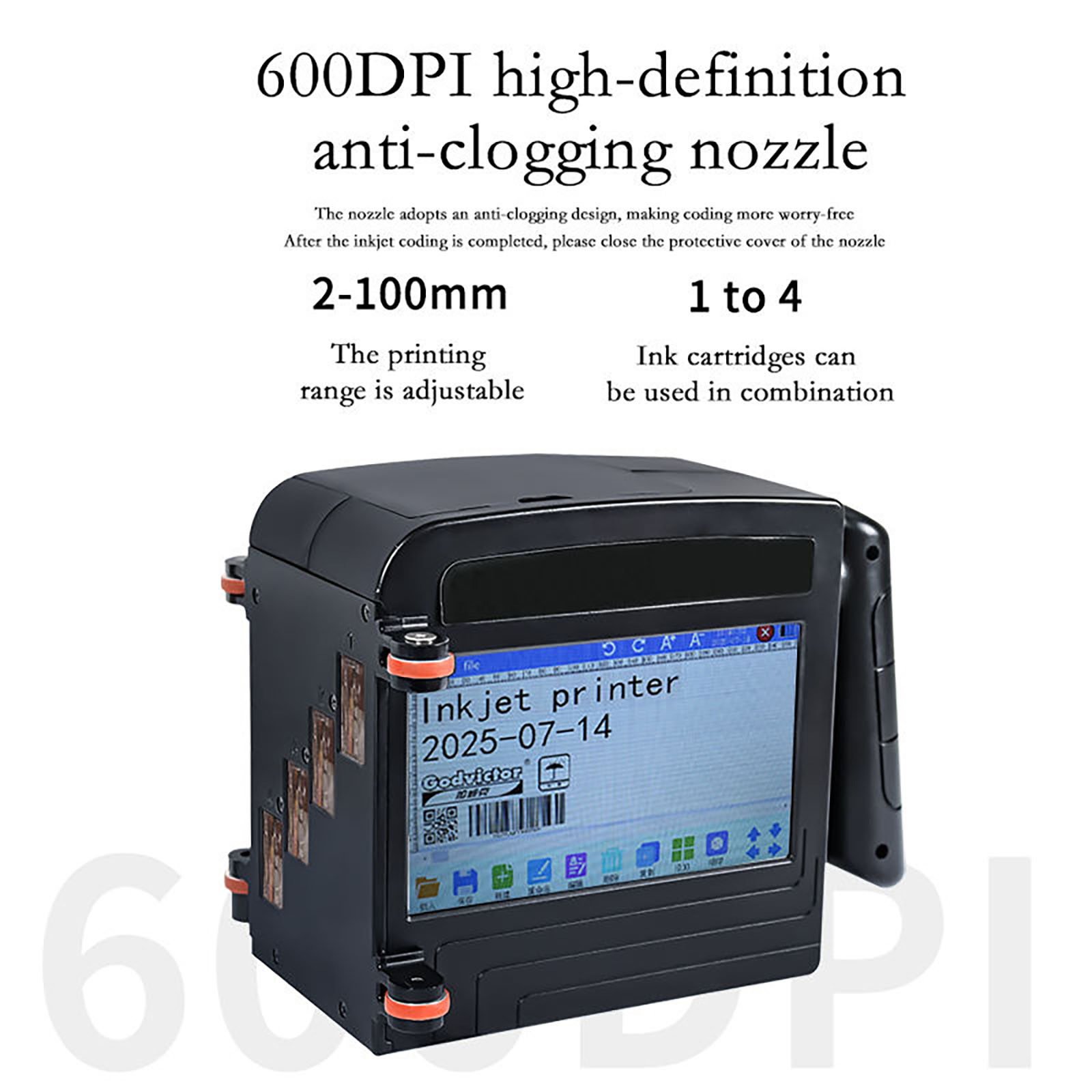 ZM-C100, Printer Inkjet Portab - Barcode Printer ulasan dan harga